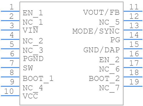 LMQ66430MC5RXBRQ1 - Texas Instruments - PCB symbol