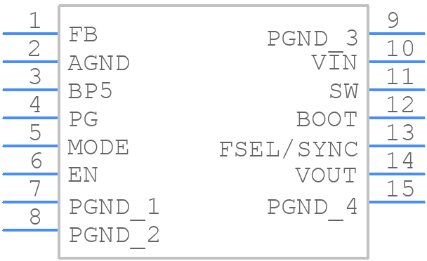 TPSM843820MSITR - Texas Instruments - PCB symbol