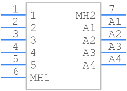681M9W4203L141 - NorComp - PCB symbol