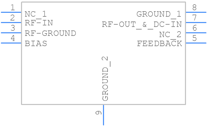 PMA2-252LNA+ - Mini-Circuits - PCB symbol