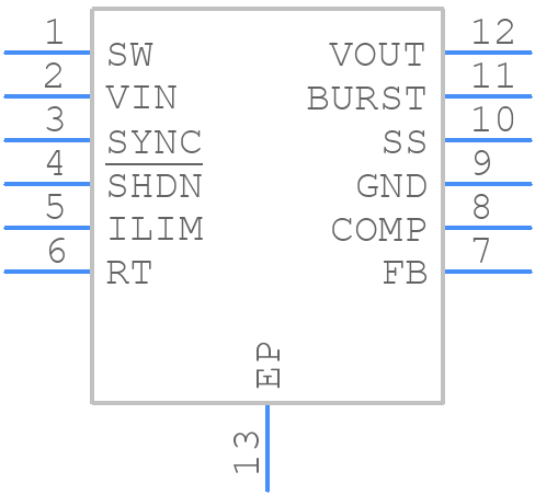 LTC3458LEDE#TRPBF - Analog Devices - PCB symbol