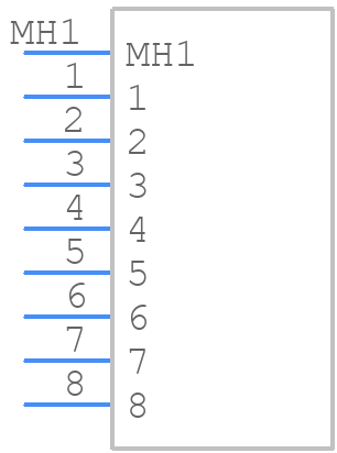 643410-1 - TE Connectivity - PCB symbol
