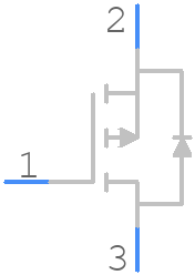 SQ2309CES-T1_GE3 - Vishay - PCB symbol