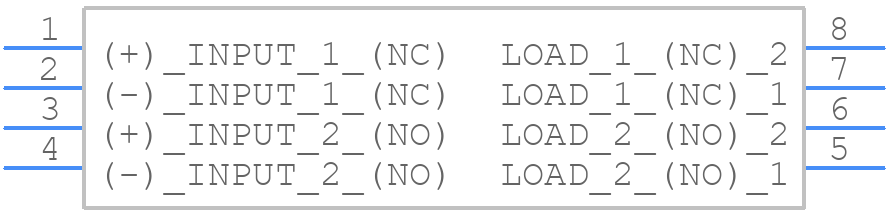 AD4C743-STR - Solid State Optronics - PCB symbol
