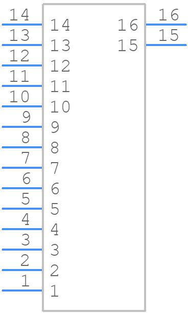 DF13-14P-1.25H(50) - Hirose - PCB symbol