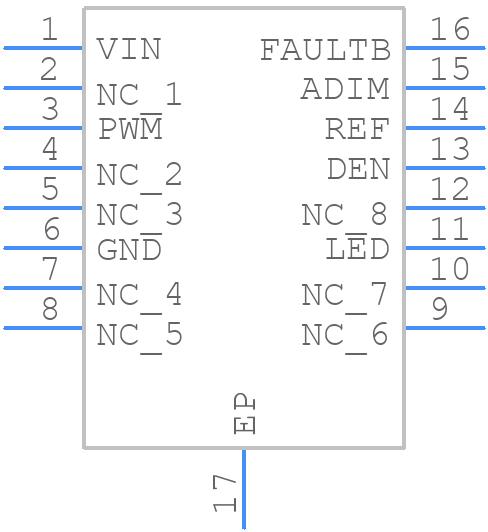 AL5871T16E-13 - Diodes Incorporated - PCB symbol