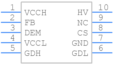 AP3306S10-13 - Diodes Incorporated - PCB symbol
