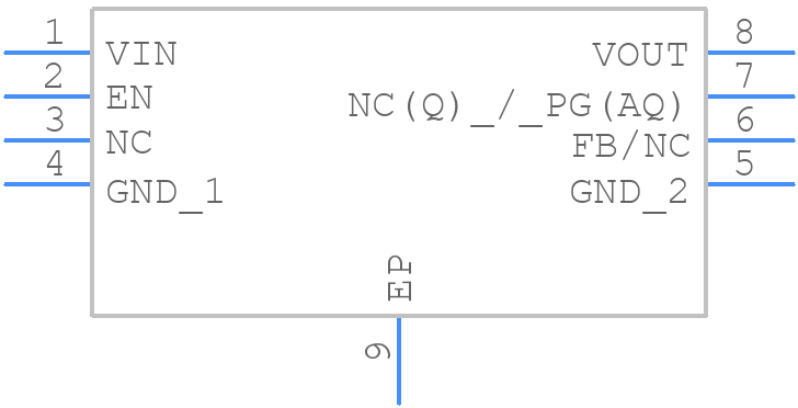 AP7583Q-33MP-13 - Diodes Incorporated - PCB symbol