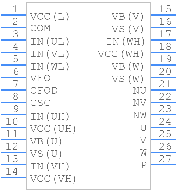 FSBS15CH60_T - onsemi - PCB symbol