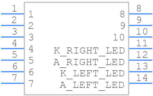 MRJ53A001 - Amphenol - PCB symbol