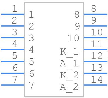 MRJ53A1M1 - Amphenol - PCB symbol