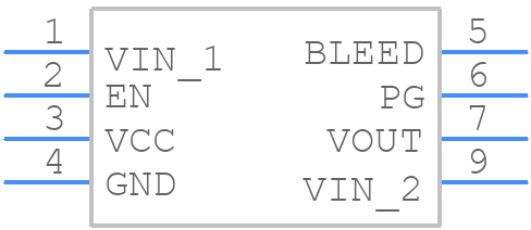 DML3010ALFDS-7 - Diodes Incorporated - PCB symbol