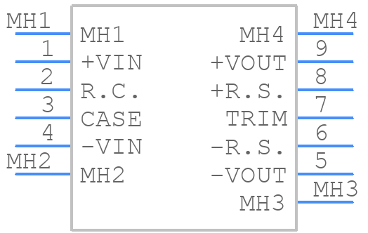 MHB150-48S05 - Mean Well - PCB symbol