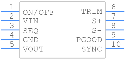 APTS020A0X43-SRZ - OmniOn Power - PCB symbol