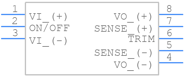 ESTW010A0B41Z - OmniOn Power - PCB symbol