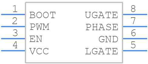 L6743D - STMicroelectronics - PCB symbol