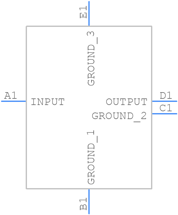 TA1629C - TAI-SAW Technology - PCB symbol