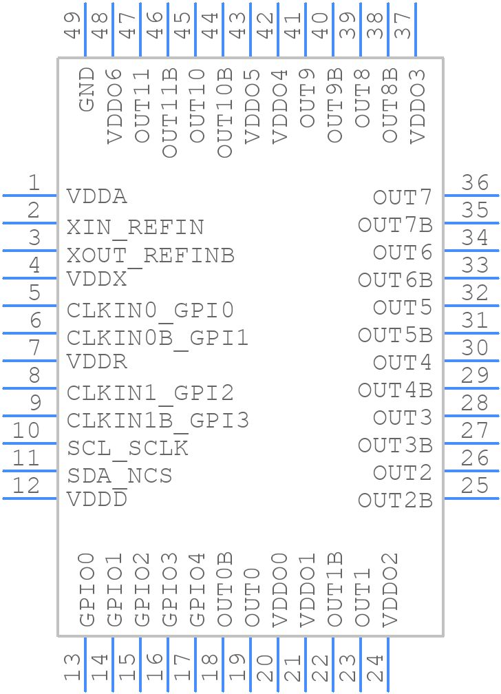 RC21012B001GNA#KB0 - Renesas Electronics - PCB symbol