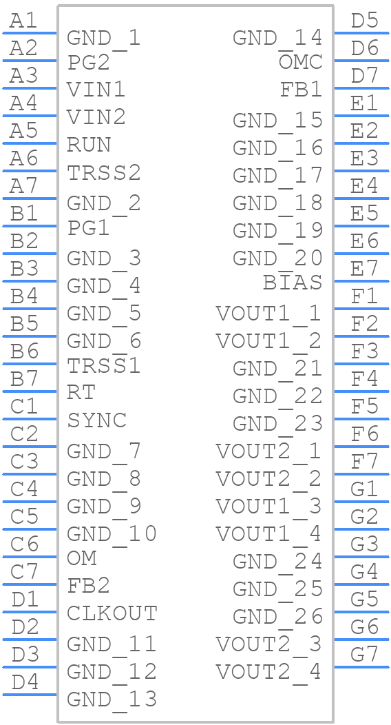 LTM8078IY#3PPPBF - Analog Devices - PCB symbol