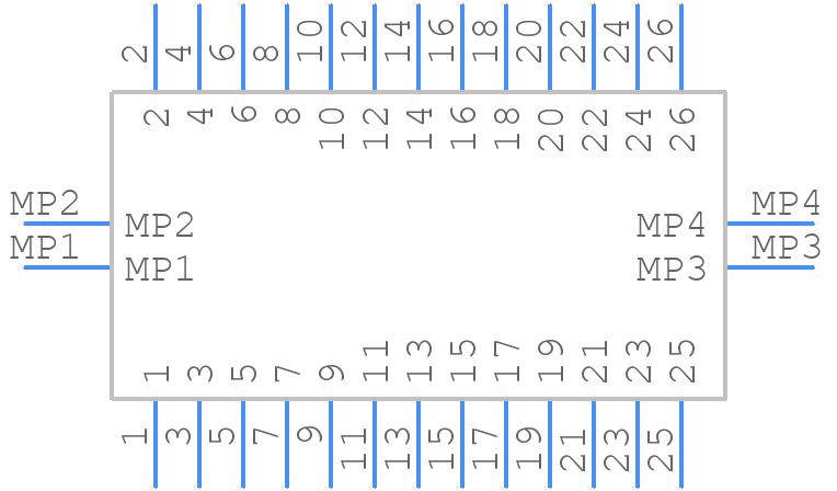 15390260601234 - HARTING - PCB symbol