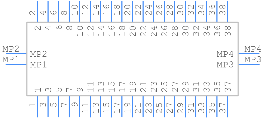 15390380601234 - HARTING - PCB symbol