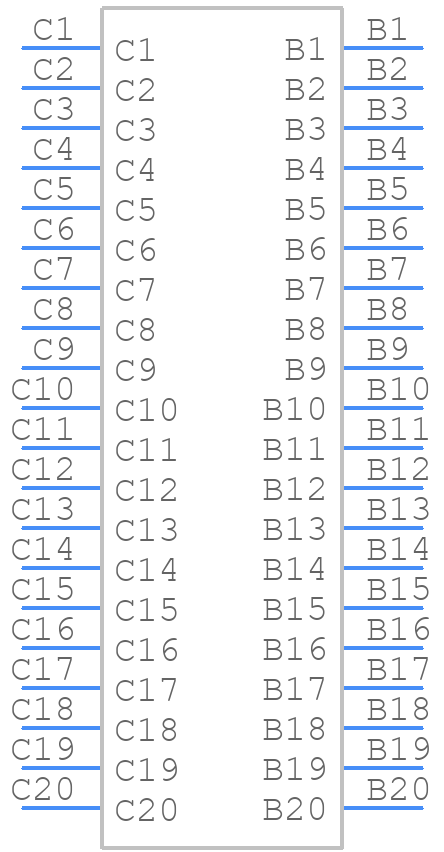 95157-440LF - Amphenol - PCB symbol