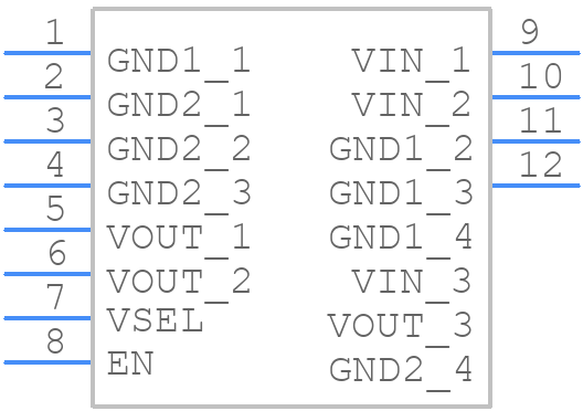 MIE1W0505BGLVH-3R-P - Monolithic Power Systems (MPS) - PCB symbol