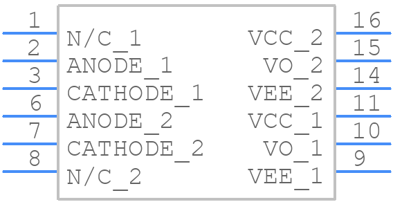 HCPL-315J - Avago Technologies - PCB symbol