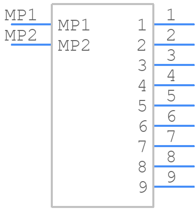 84952-9 - TE Connectivity - PCB symbol