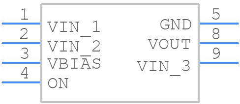TPS22962DNYR - Texas Instruments - PCB symbol