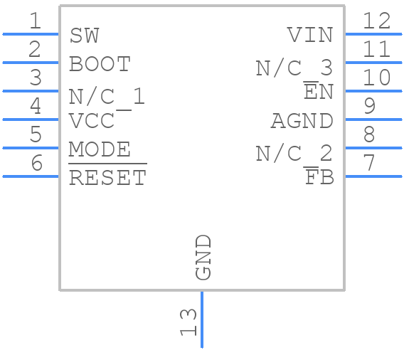LM63635CC5QDRRRQ1 - Texas Instruments - PCB symbol