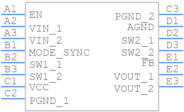 MP28162GC-Z - Monolithic Power Systems (MPS) - PCB symbol