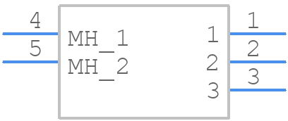 A101MD9AB04 - TE Connectivity - PCB symbol