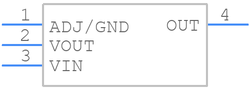 LT1086IM-3.3#TRPBF - Analog Devices - PCB symbol