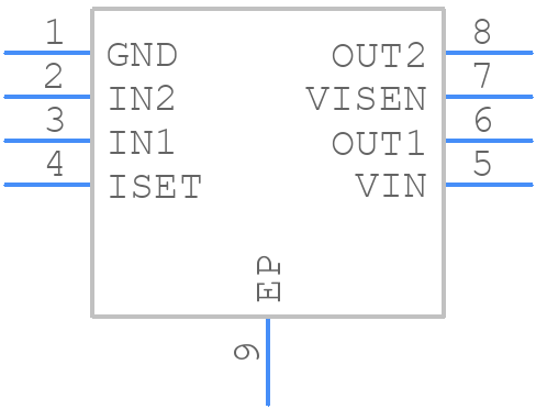MP6614GN-Z - Monolithic Power Systems (MPS) - PCB symbol