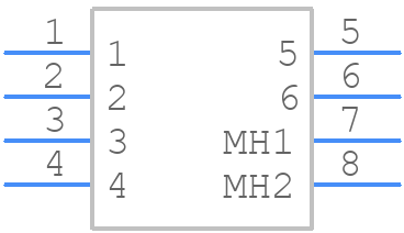 A201MD9AQ04 - TE Connectivity - PCB symbol