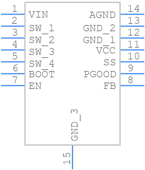 RT8287AZQW - RICHTEK - PCB symbol