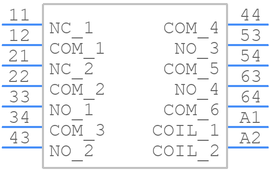 SR6-426-L018 - TE Connectivity - PCB symbol