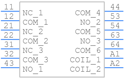 2-1558736-8 - TE Connectivity - PCB symbol