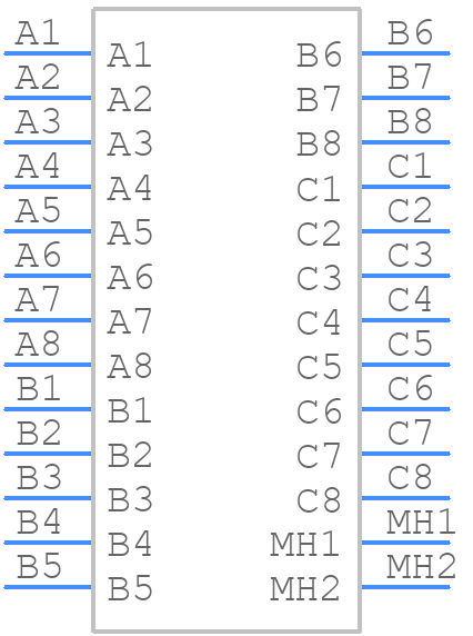 1-2332664-5 - TE Connectivity - PCB symbol