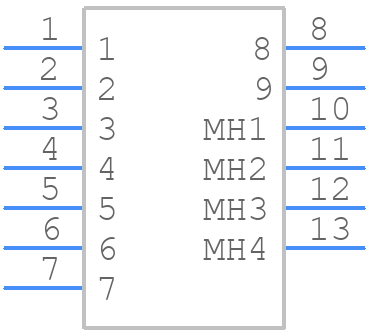 2439034-3 - TE Connectivity - PCB symbol