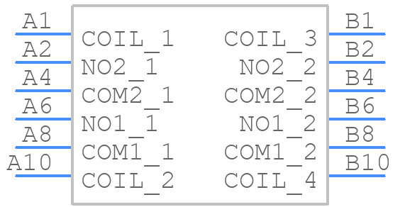 T92S7D14-12 - TE Connectivity - PCB symbol