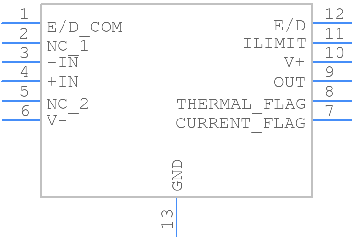 OPA593DNTT - Texas Instruments - PCB symbol