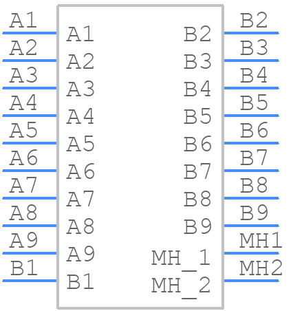 1-2040516-9 - TE Connectivity - PCB symbol
