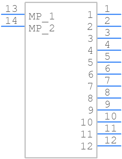 1-2360538-2 - TE Connectivity - PCB symbol