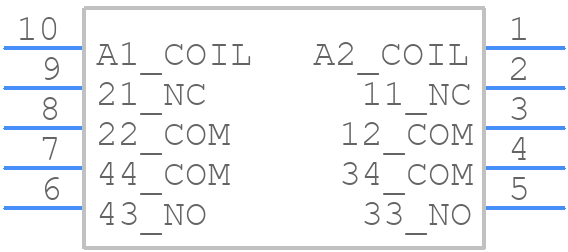 SR4D4024 - TE Connectivity - PCB symbol
