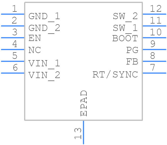 LMR38025SDRRR - Texas Instruments - PCB symbol