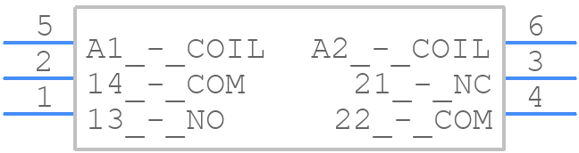 V23047A1024A511 - TE Connectivity - PCB symbol