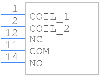V23092-A1024-A201 - TE Connectivity - PCB symbol