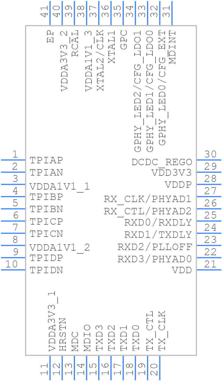 MXL86110C-AQB-R - MaxLinear, Inc. - PCB symbol